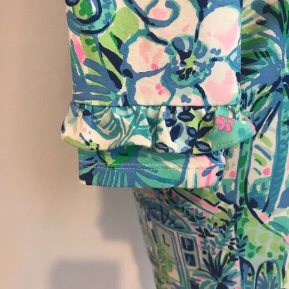 Lilly Pulitzer Girls UPF 50+ Mini Sophie Ruffle Dress XL (12-14) UPF 50+ - Picture 11 of 14